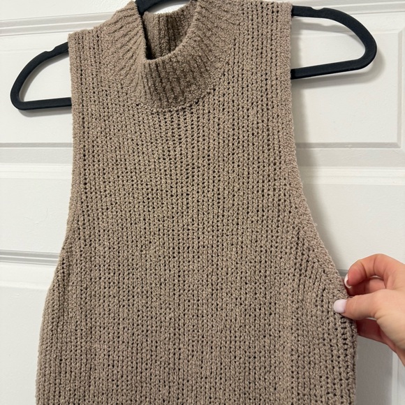 BANANA REPUBLIC MERINO-BLEND MOCK-NECK MIDI SWEATER DRESS Size Large - Picture 7 of 14